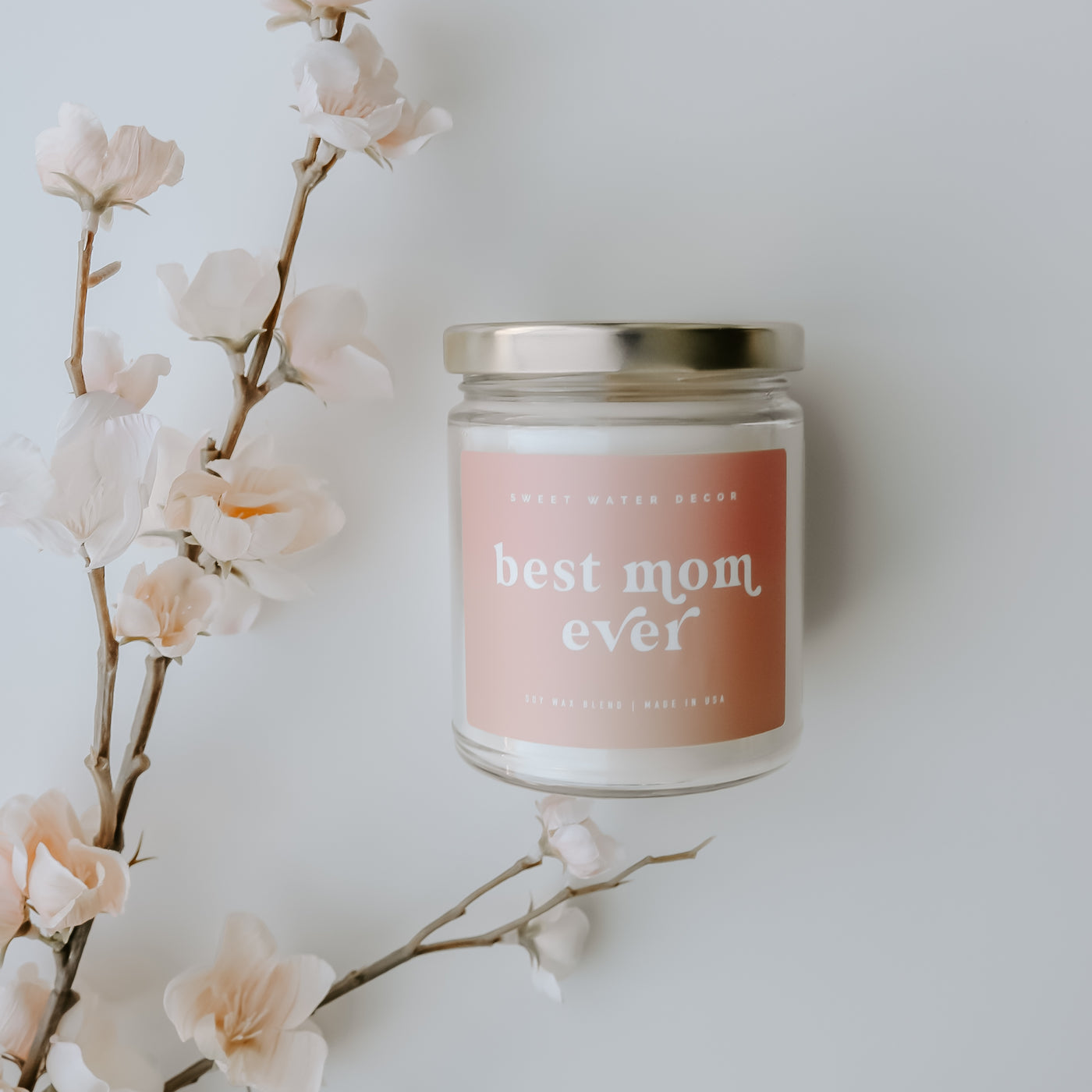Best Mom Ever Blush Soy Candle