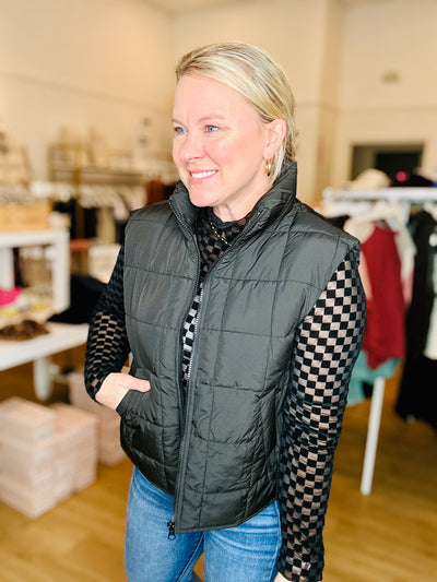 Puffer Vest - Black