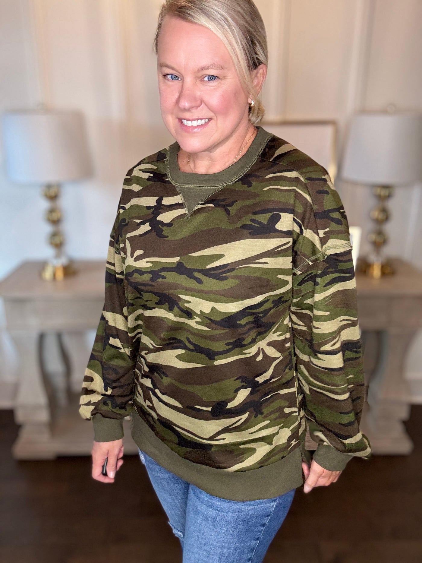 Camo Pullover
