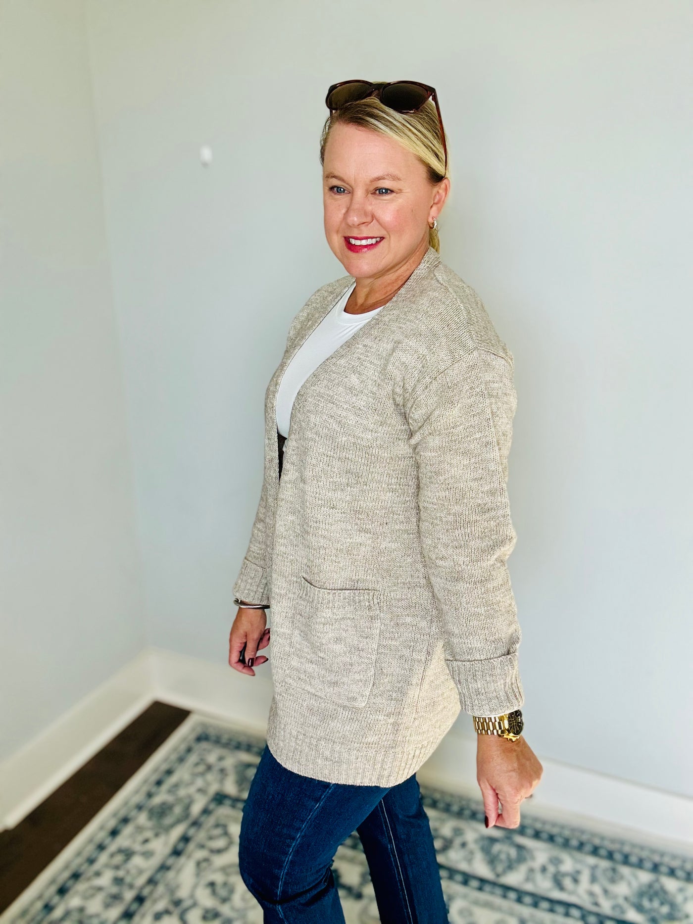 Comfy Cardigan - Heathered Mocha