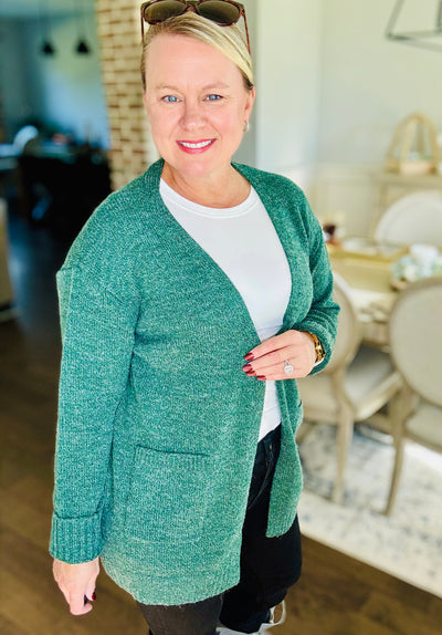 Comfy Cardigan - Dark Green
