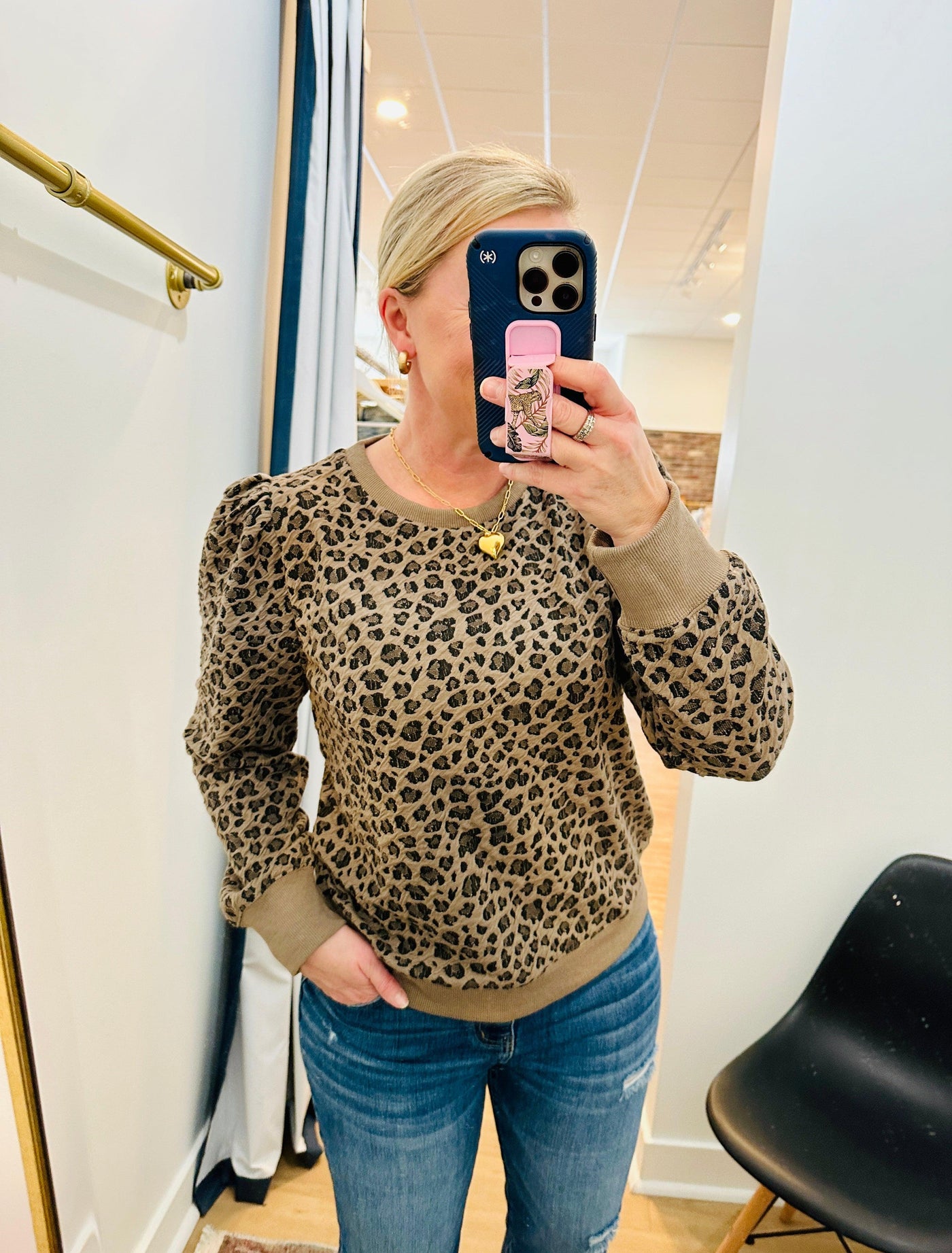 Leopard Crewneck