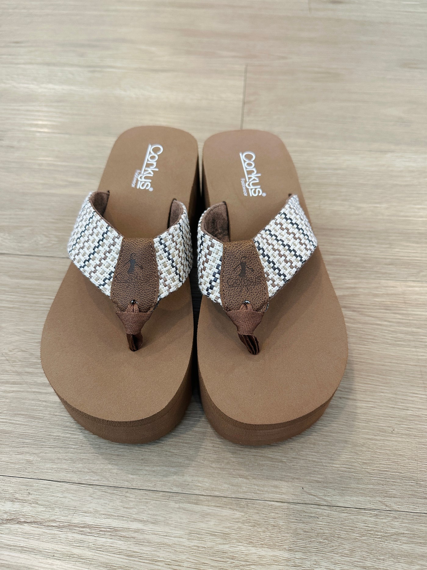 Corkys Take A Dip Sandal - Tan Multi