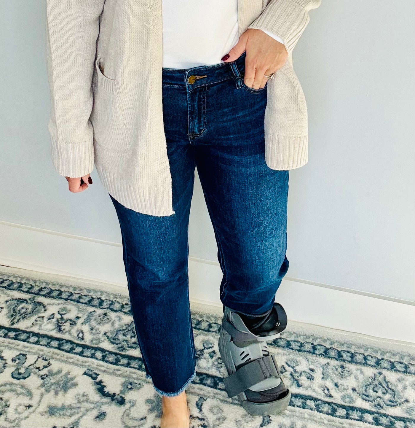 Mica - High Rise Straight Crop Denim