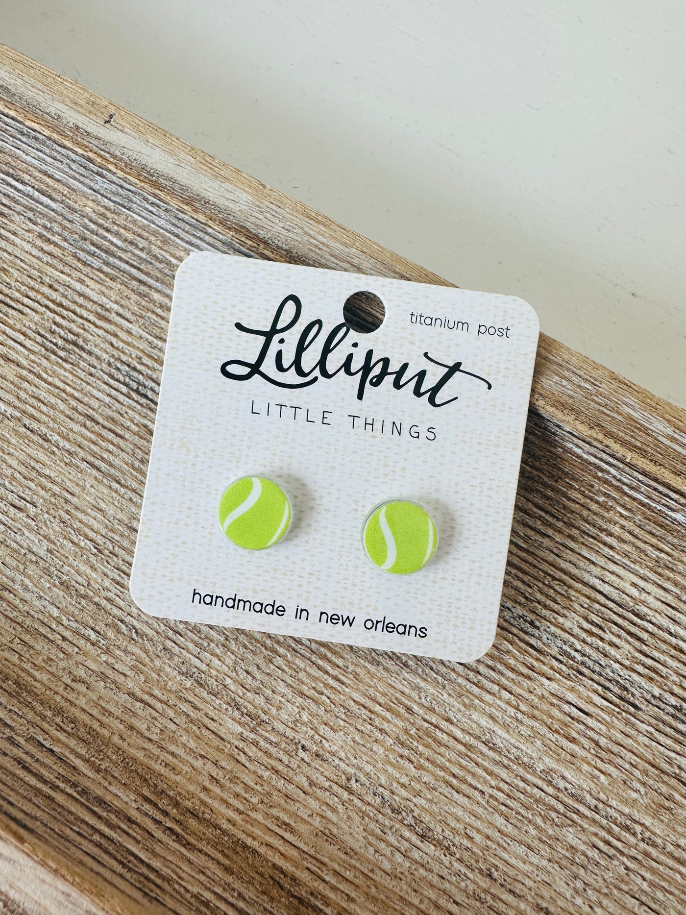 Tennis Ball Earrings