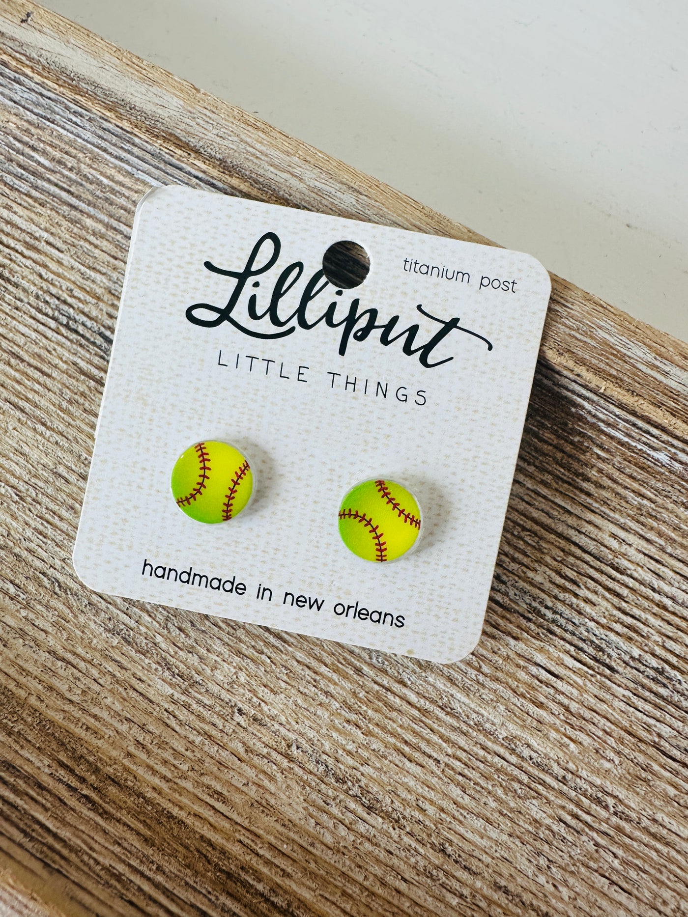 Softball Earrings
