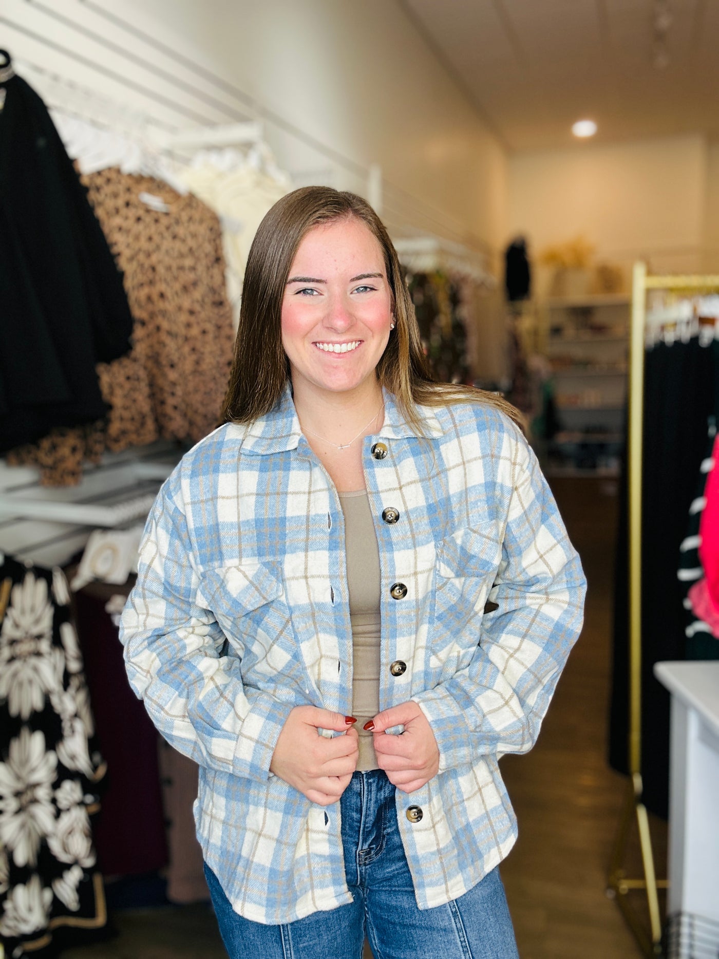 Plaid Flannel - Blue