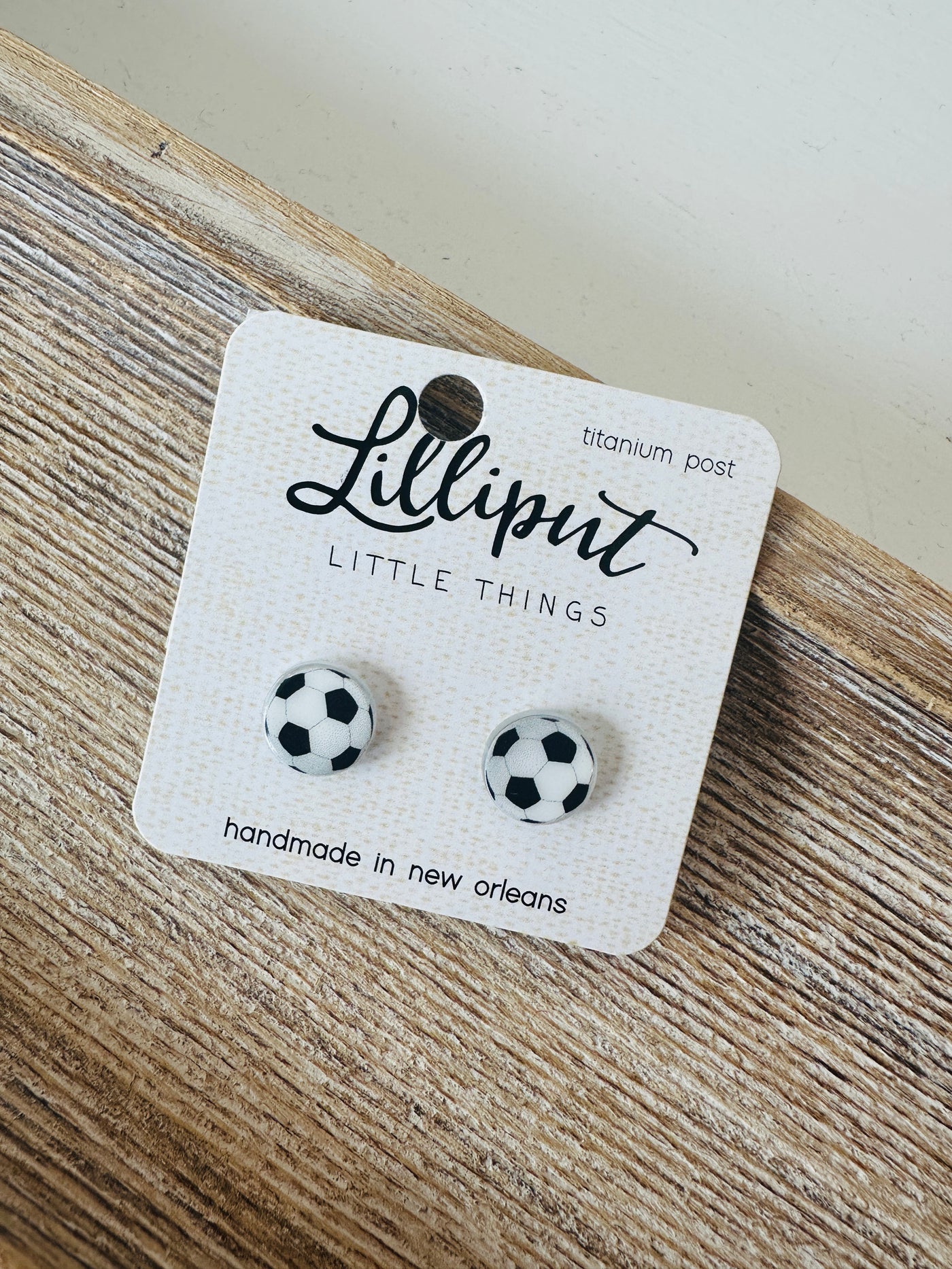 Soccer Earrings