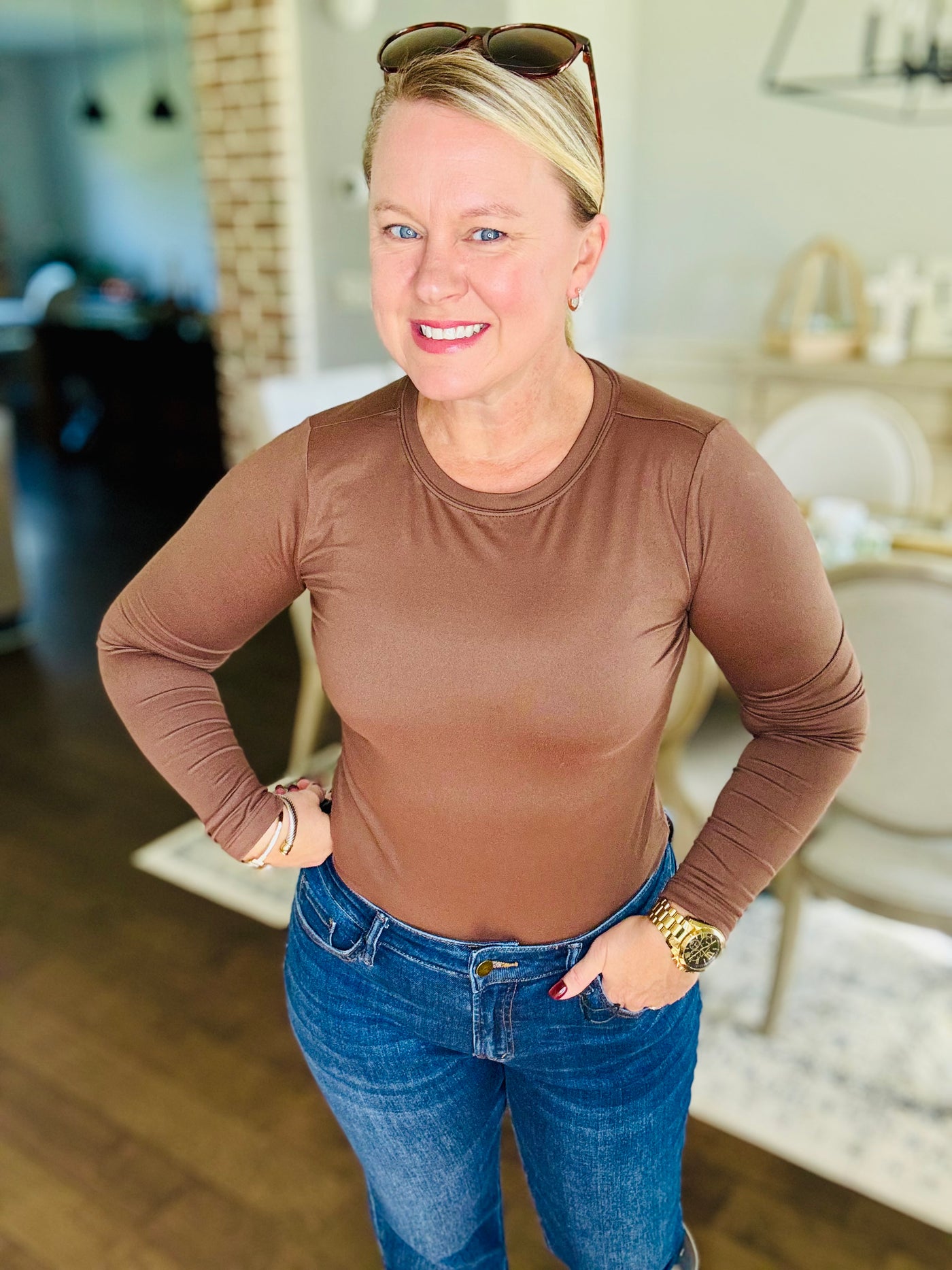 Soft Long Sleeve Basic - Brown