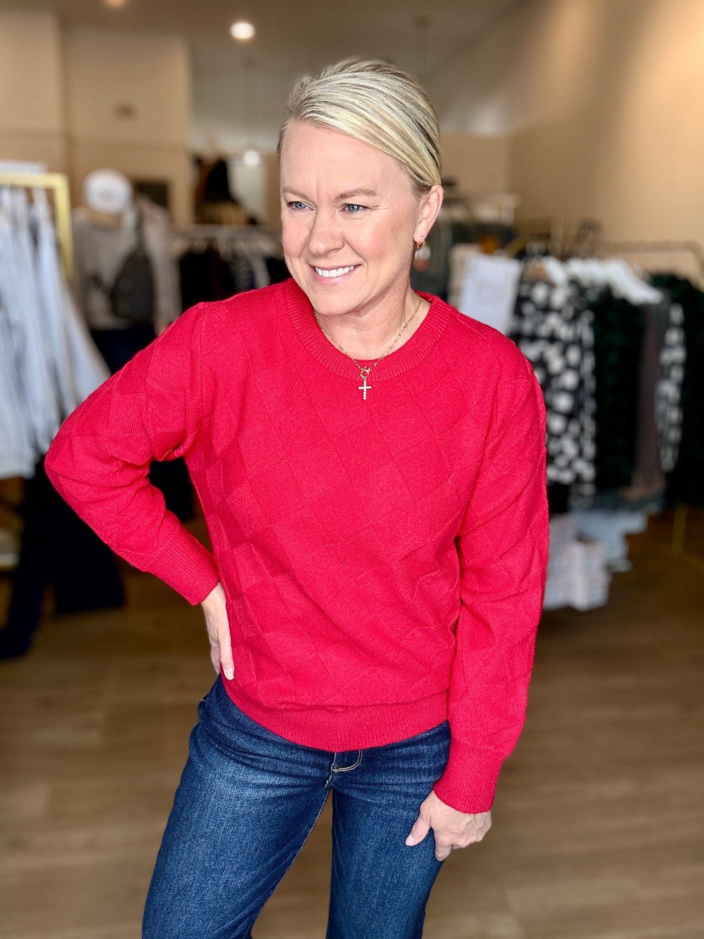 Waverly Sweater - Red