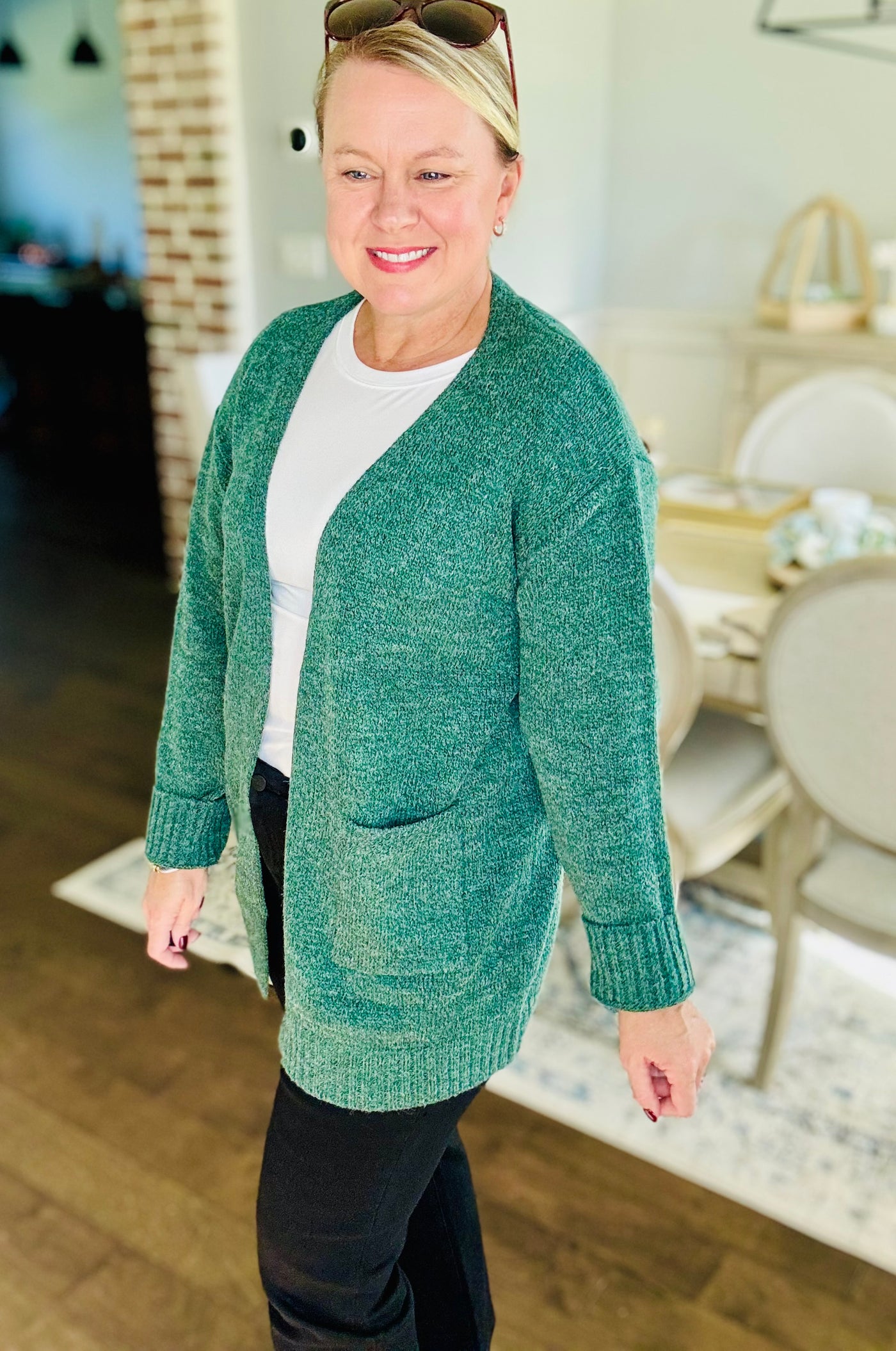 Comfy Cardigan - Dark Green