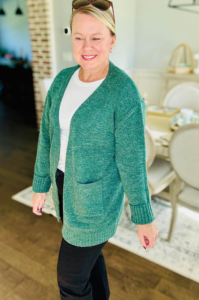 Comfy Cardigan - Dark Green