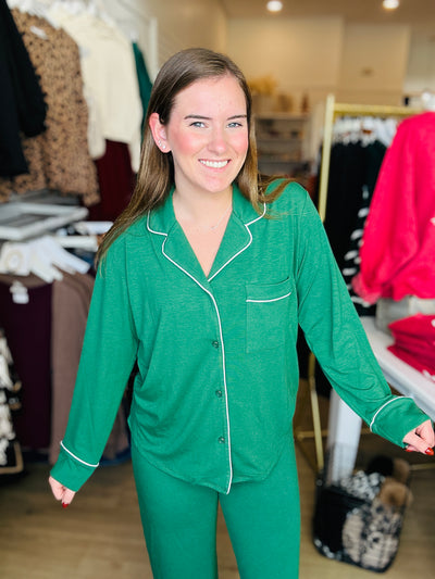 Pajama Set - Dark Green