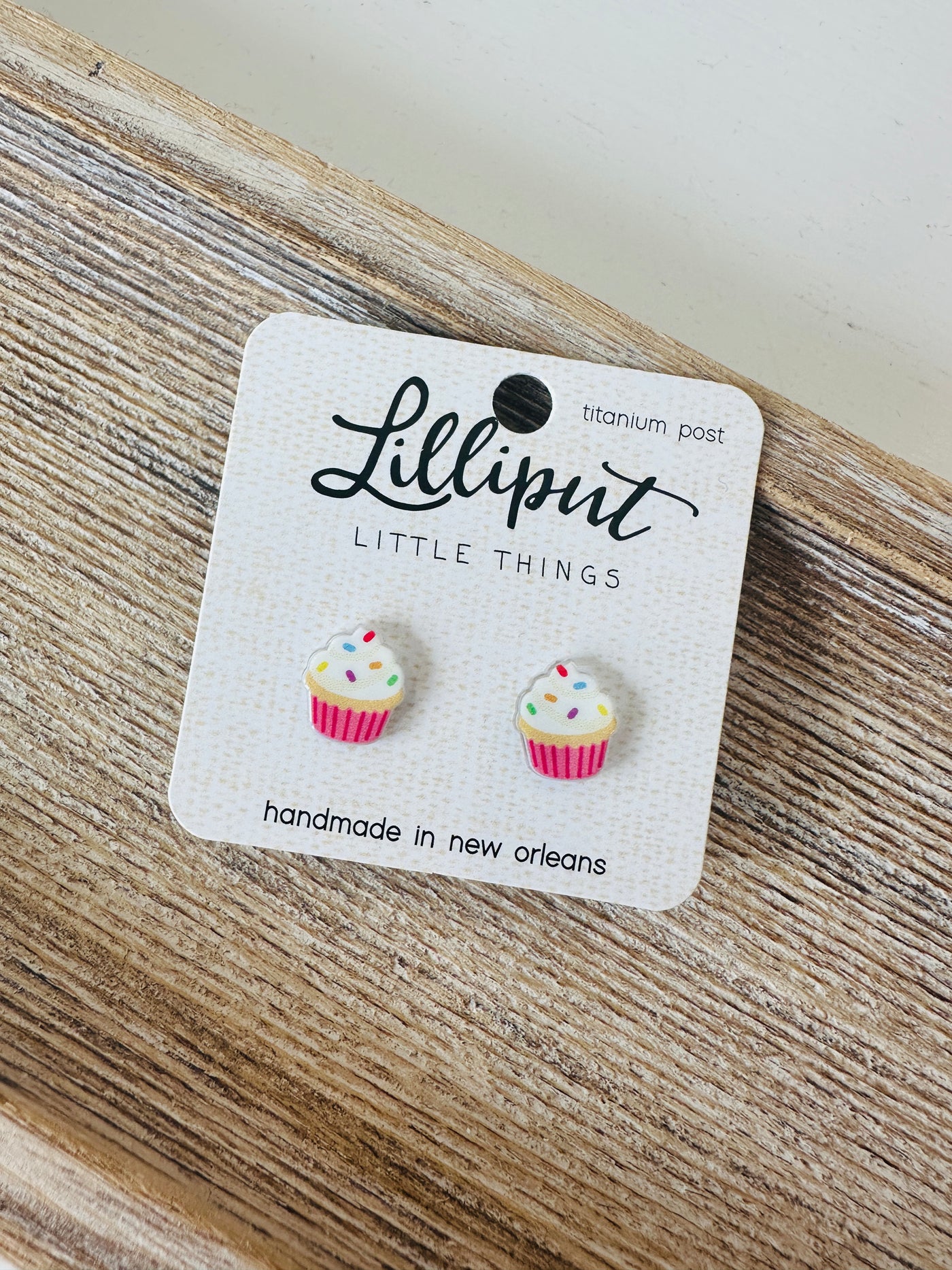 Birthday Cupcake Earrings