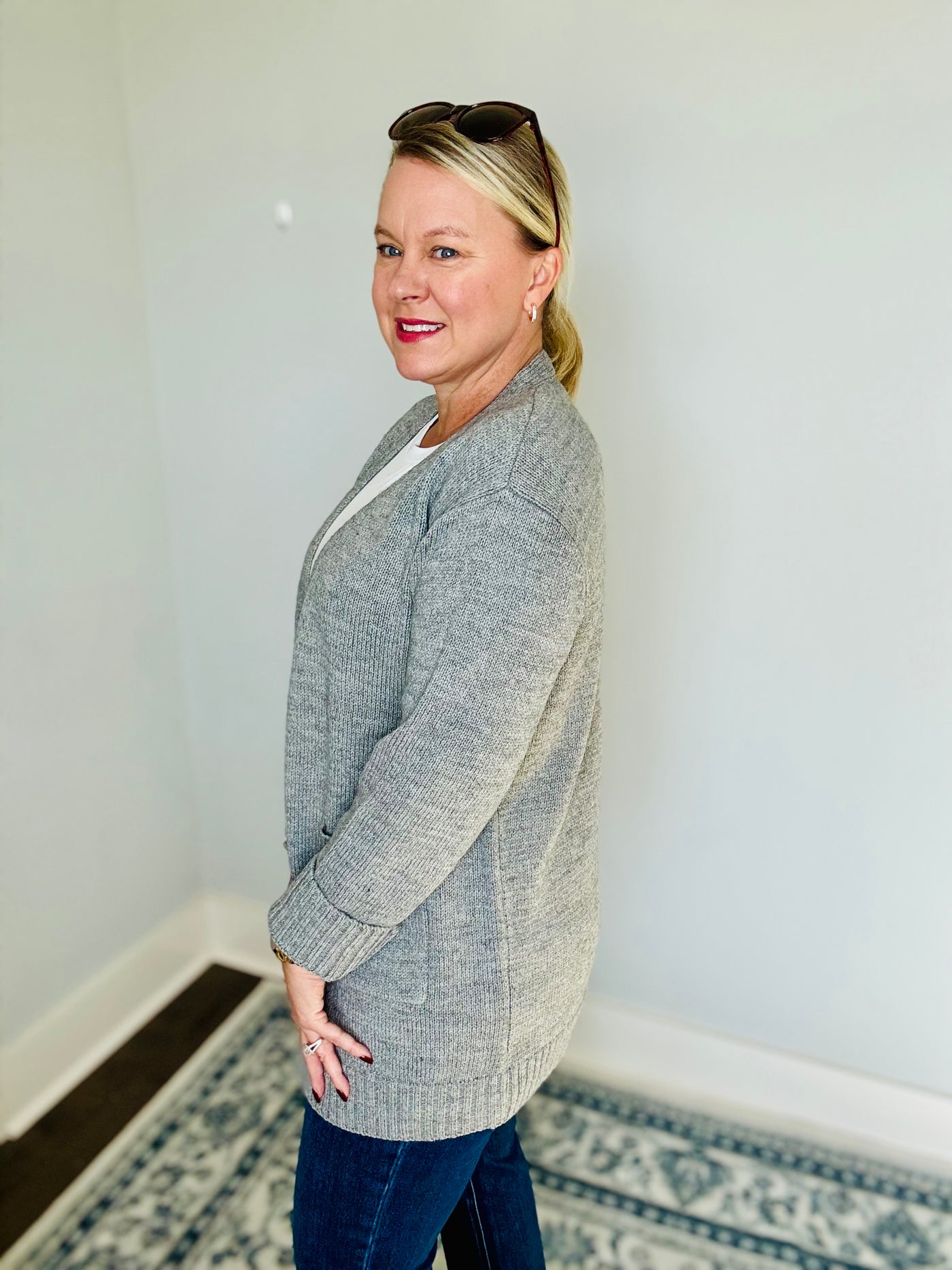 Comfy Cardigan - Heather Grey