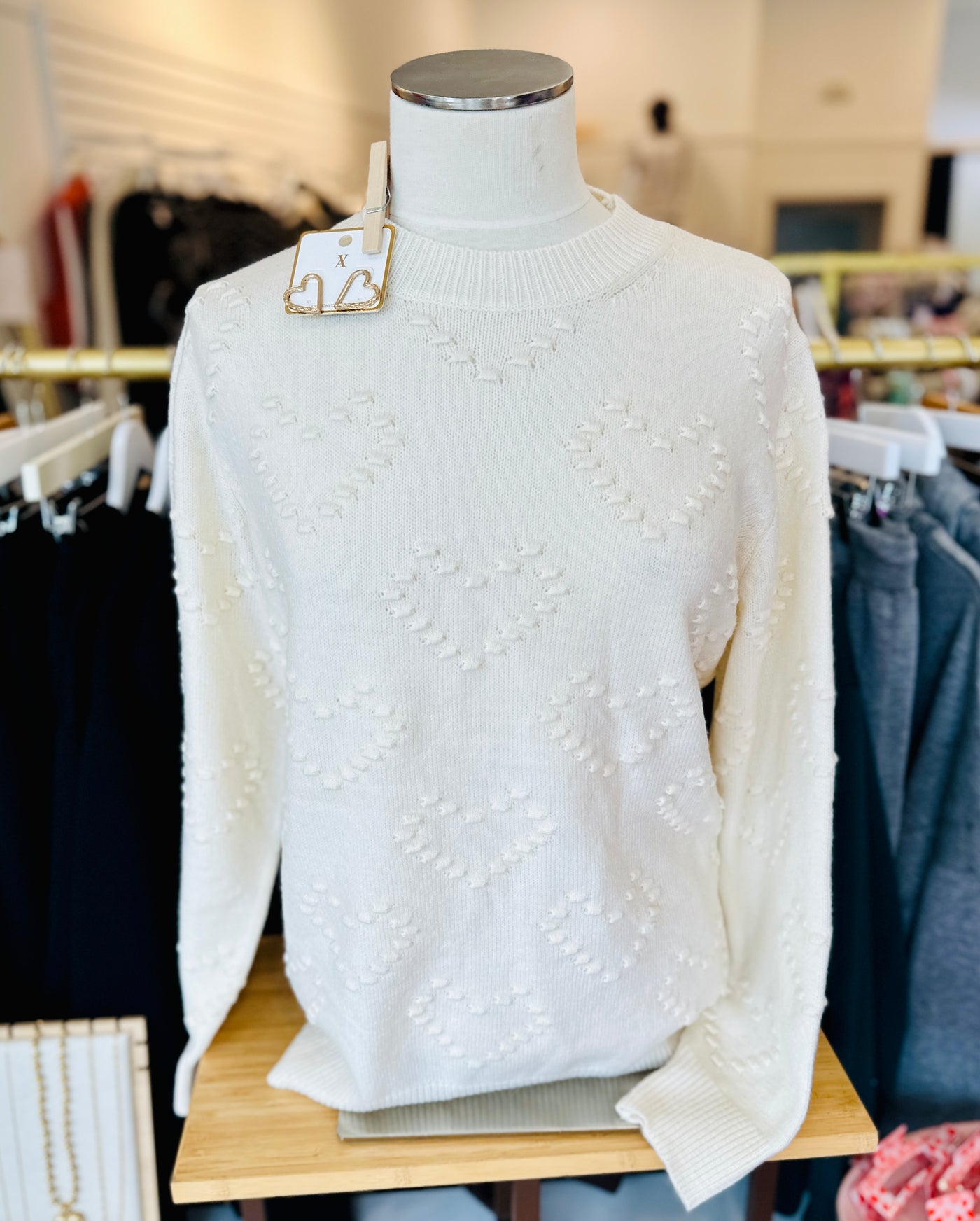 Sweetheart Sweater - Ivory