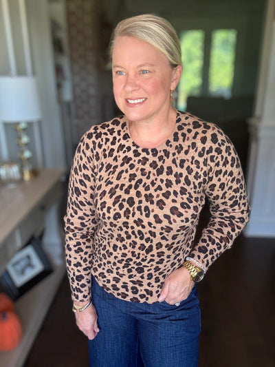 Leopard Knit - Camel