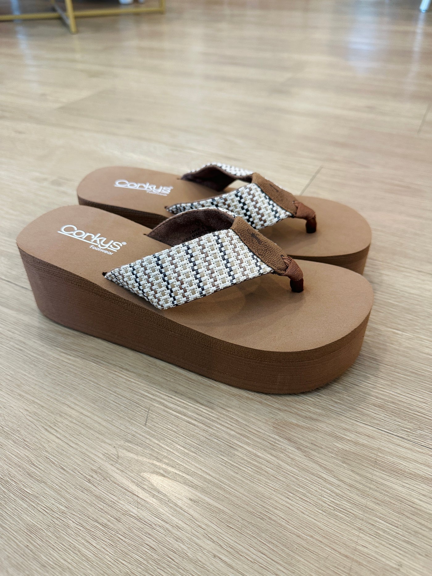 Corkys Take A Dip Sandal - Tan Multi