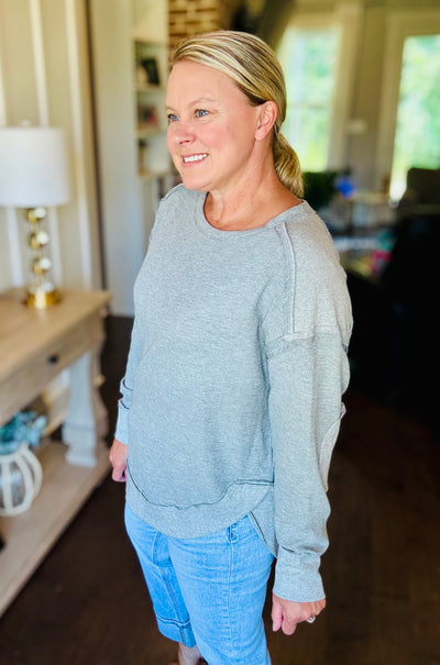 Oversized Pullover - Grey