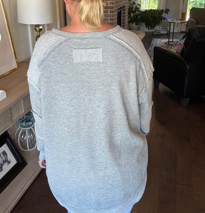 Oversized Pullover - Grey