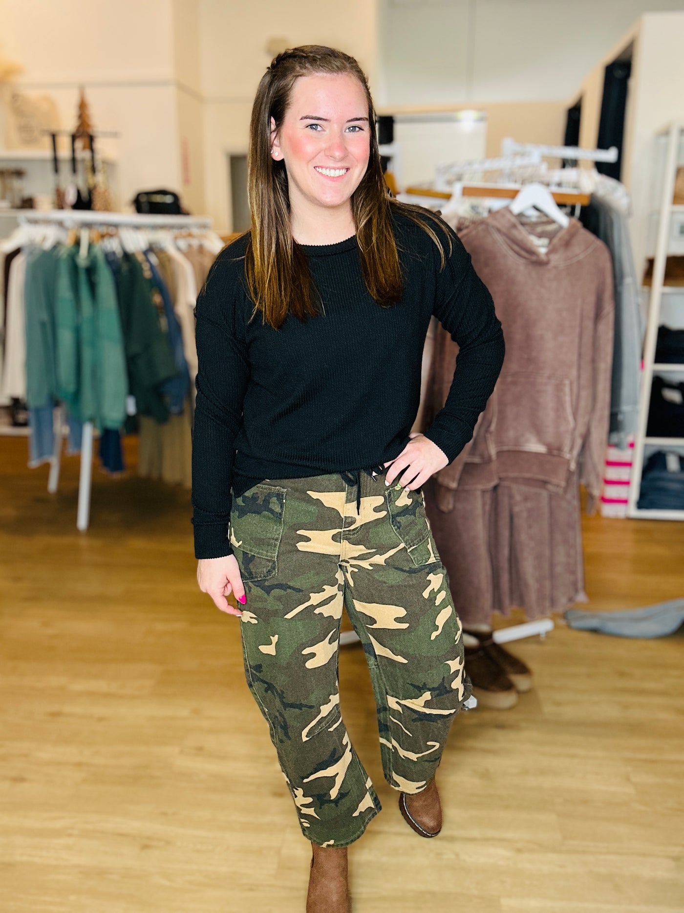 Camo Barrel Pants