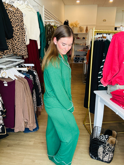 Pajama Set - Dark Green