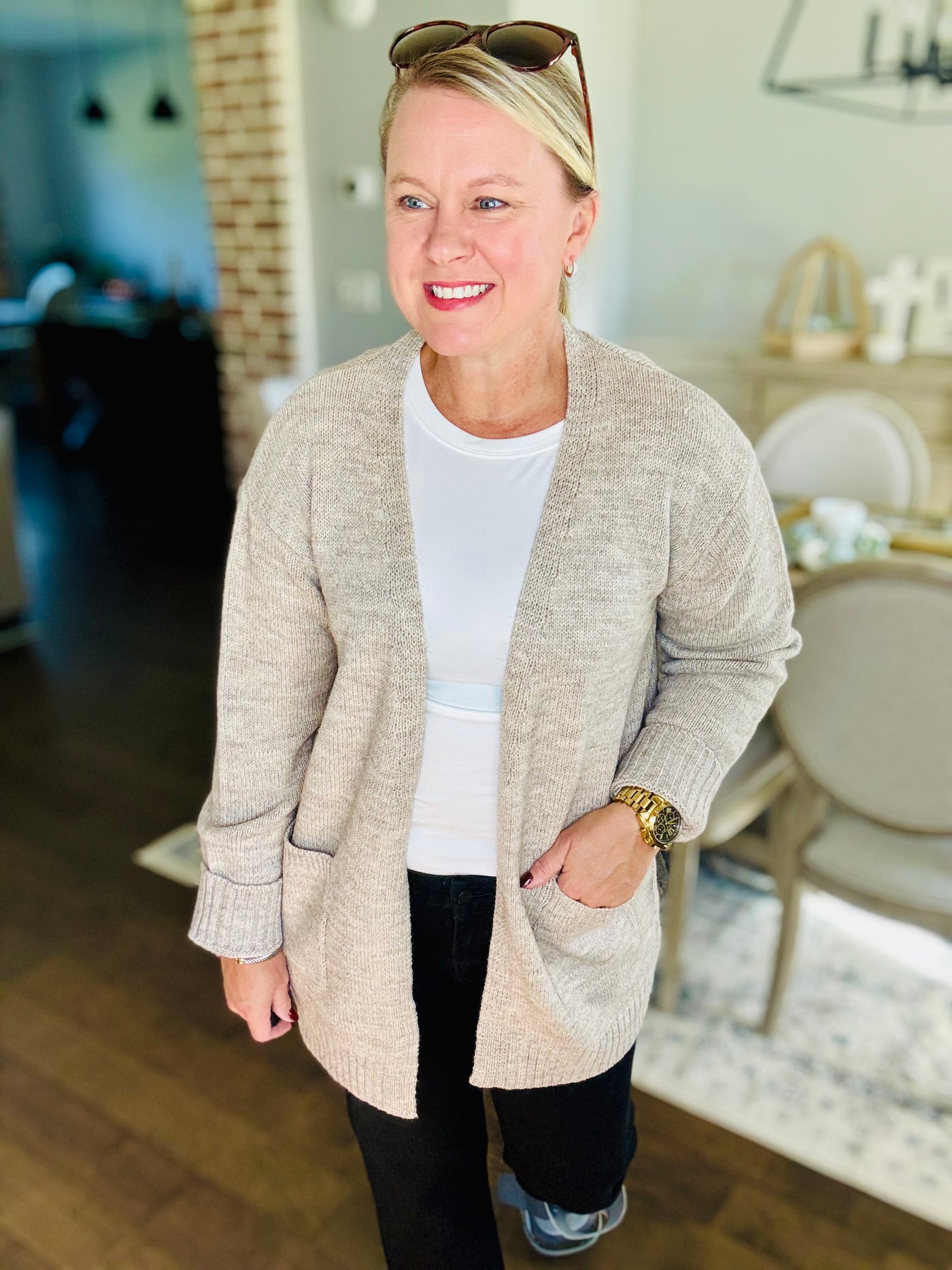 Comfy Cardigan - Sand Beige