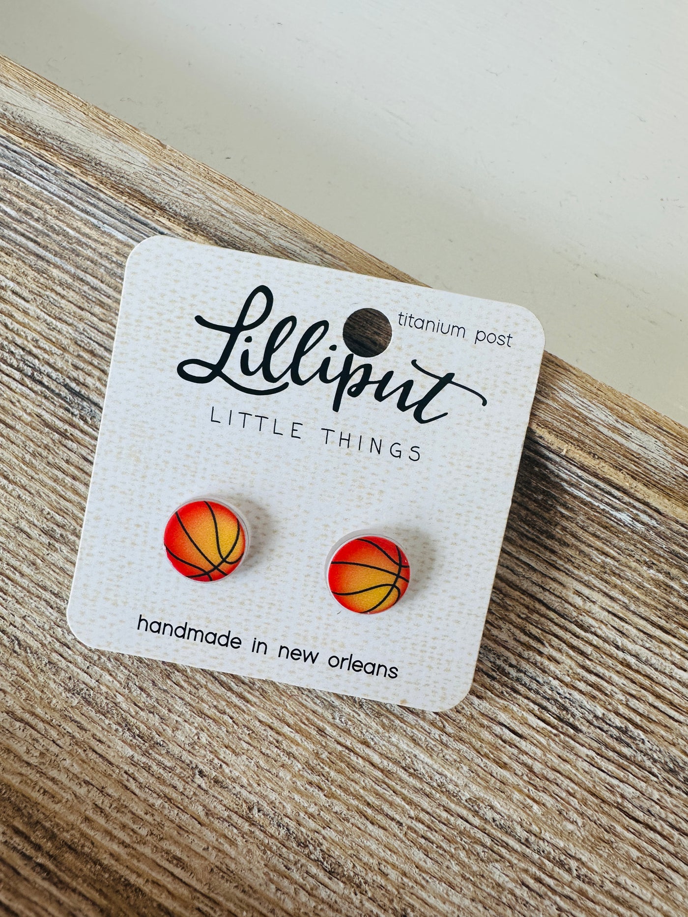 Basketball Earrings
