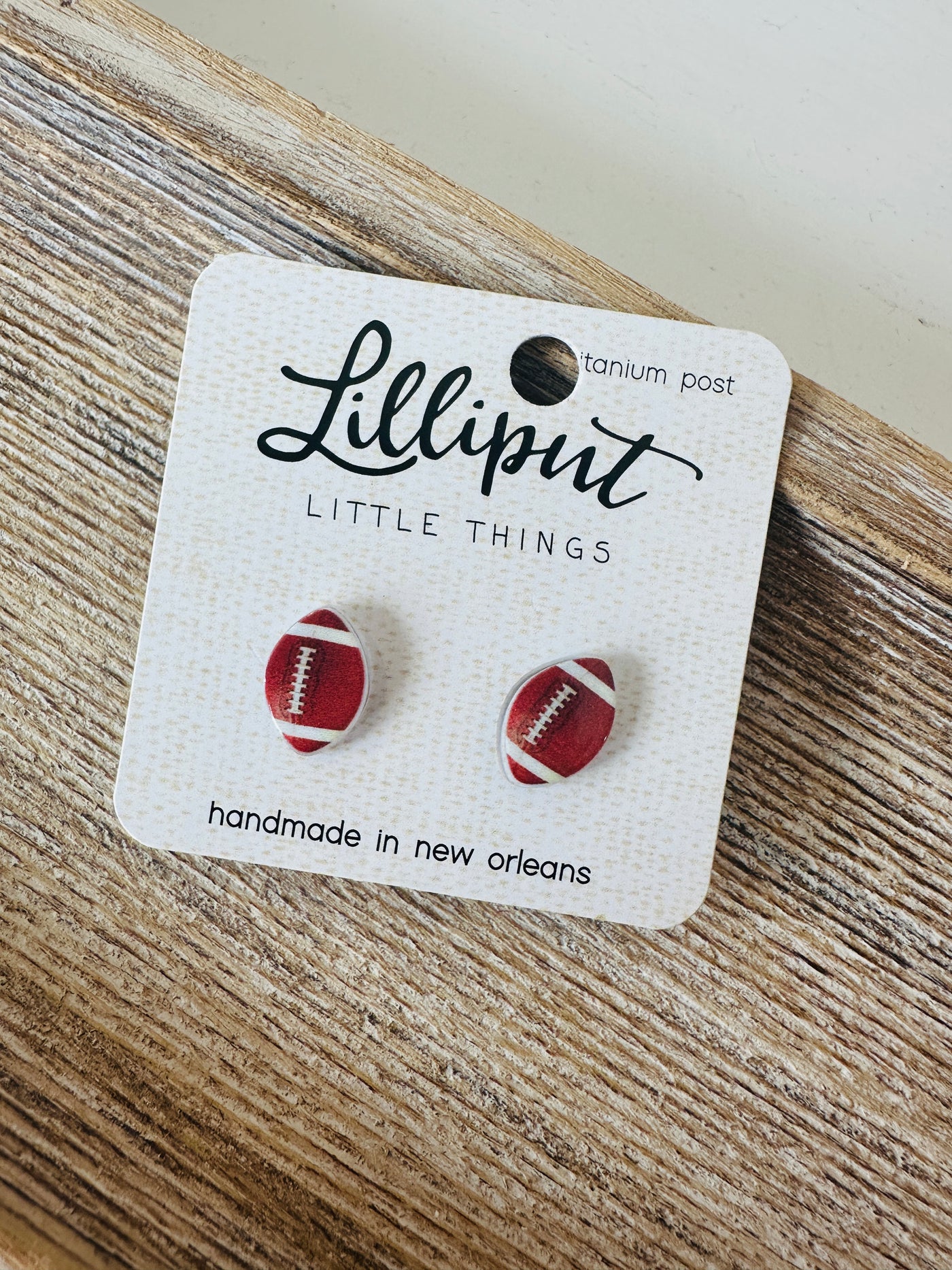 Football Earrings