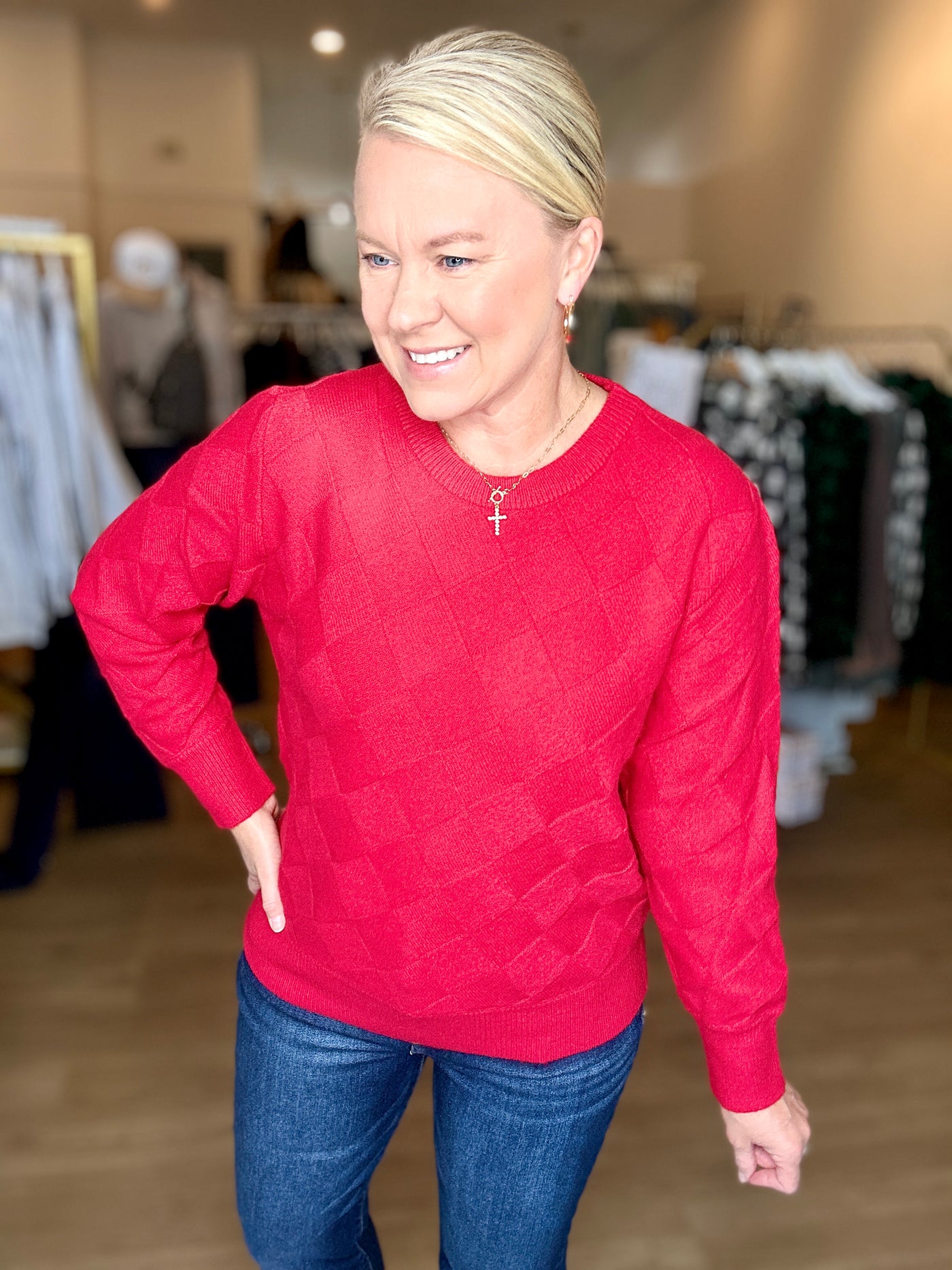 Waverly Sweater - Red