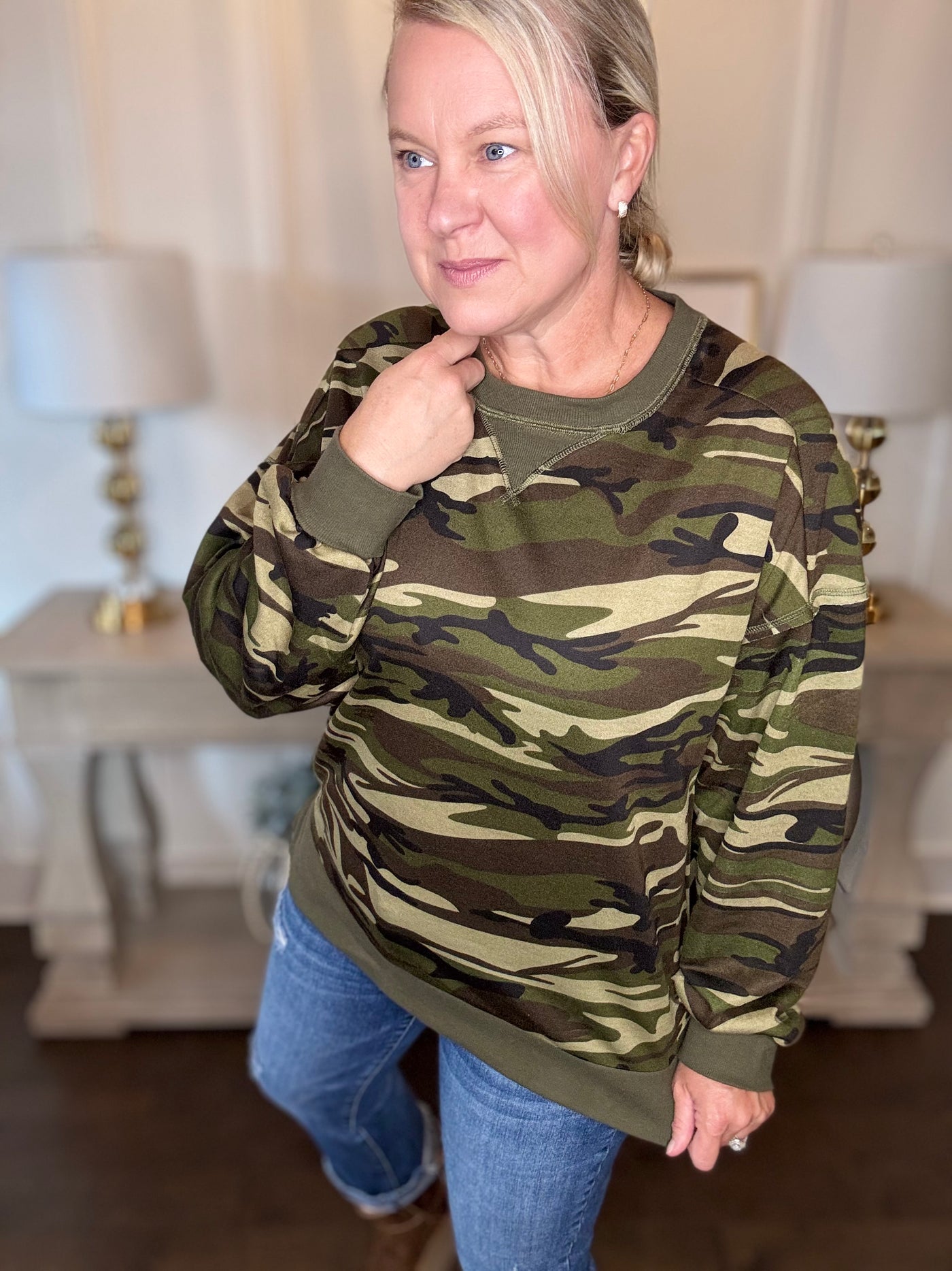 Camo Pullover
