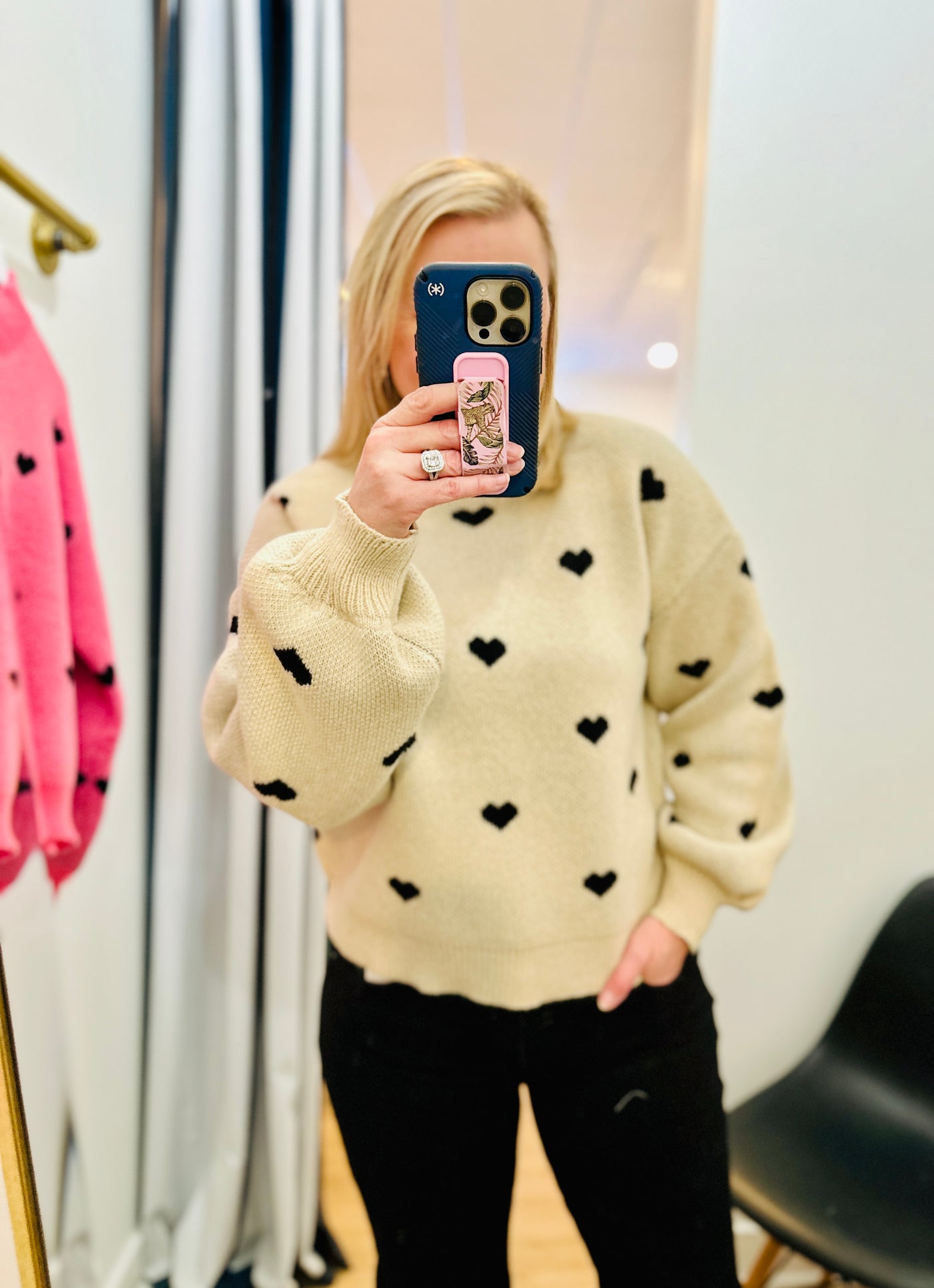 All Hearts Sweater - Taupe