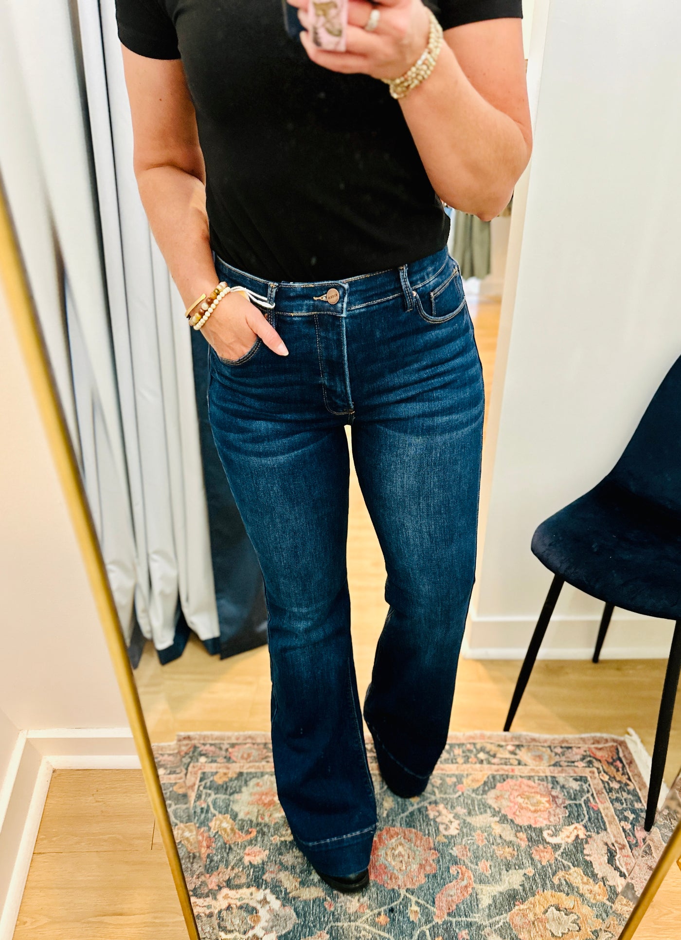 Risen - Tummy Control Flare Jeans