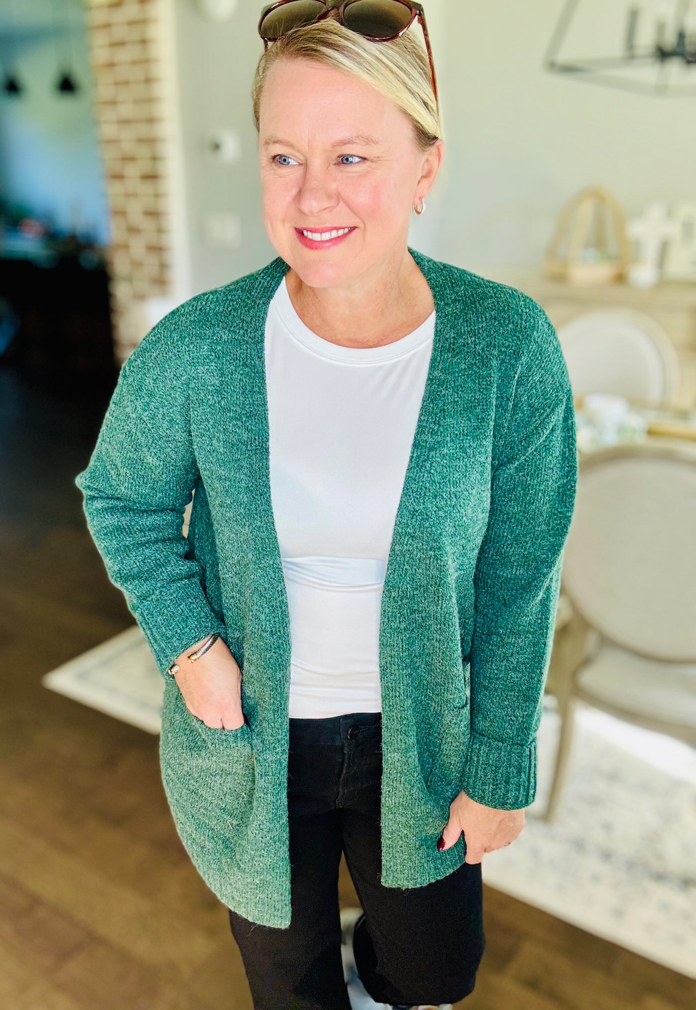 Comfy Cardigan - Dark Green