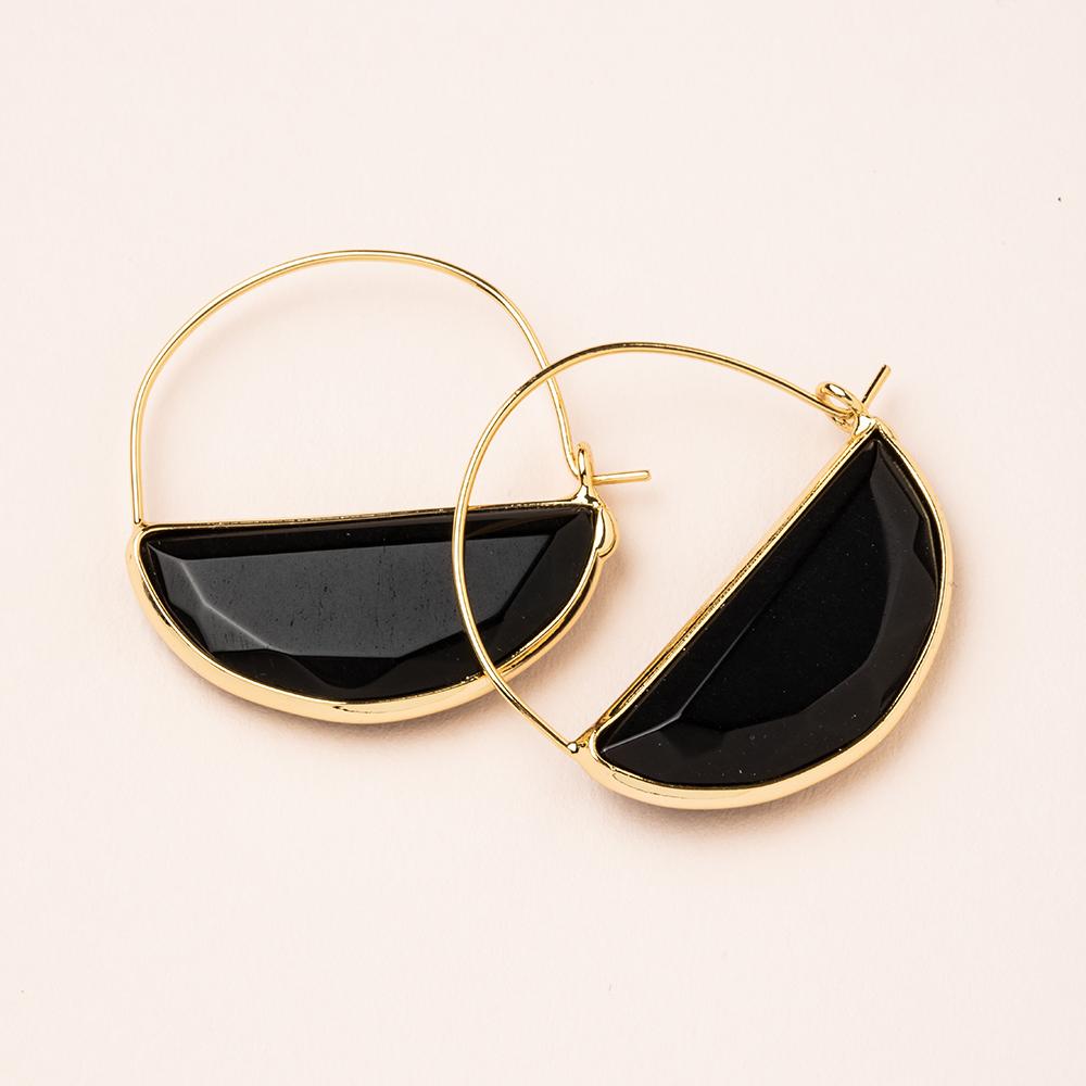 Scout - Stone Prism Hoop - Black / Gold