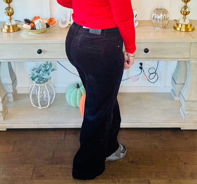 Judy Blue - Corduroy Trouser - Black