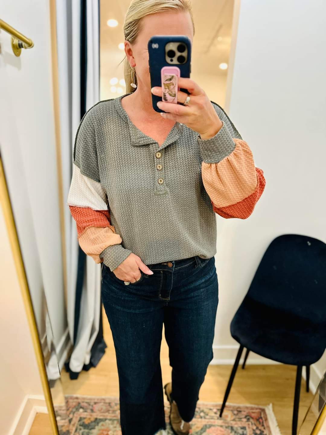 Colors of Fall Long Sleeve Top