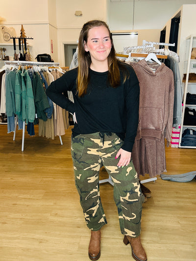 Camo Barrel Pants