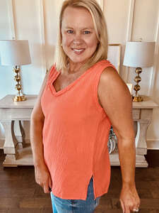 Nasia Tank - Coral