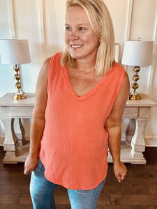 Nasia Tank - Coral