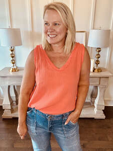Nasia Tank - Coral