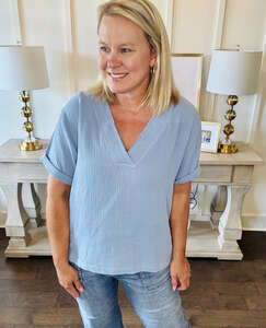 Trudie Top - Denim