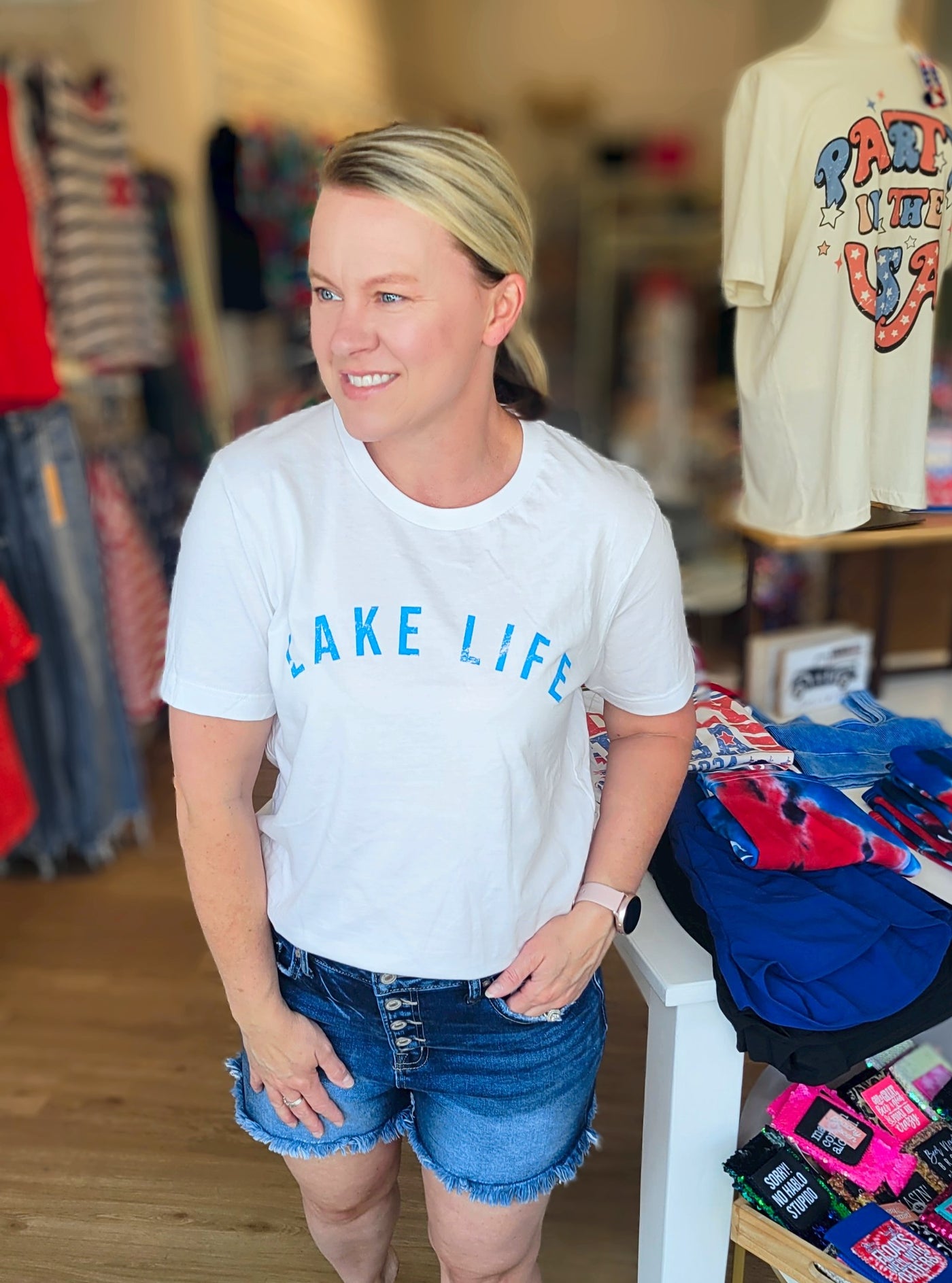 Lake Life Tee - White