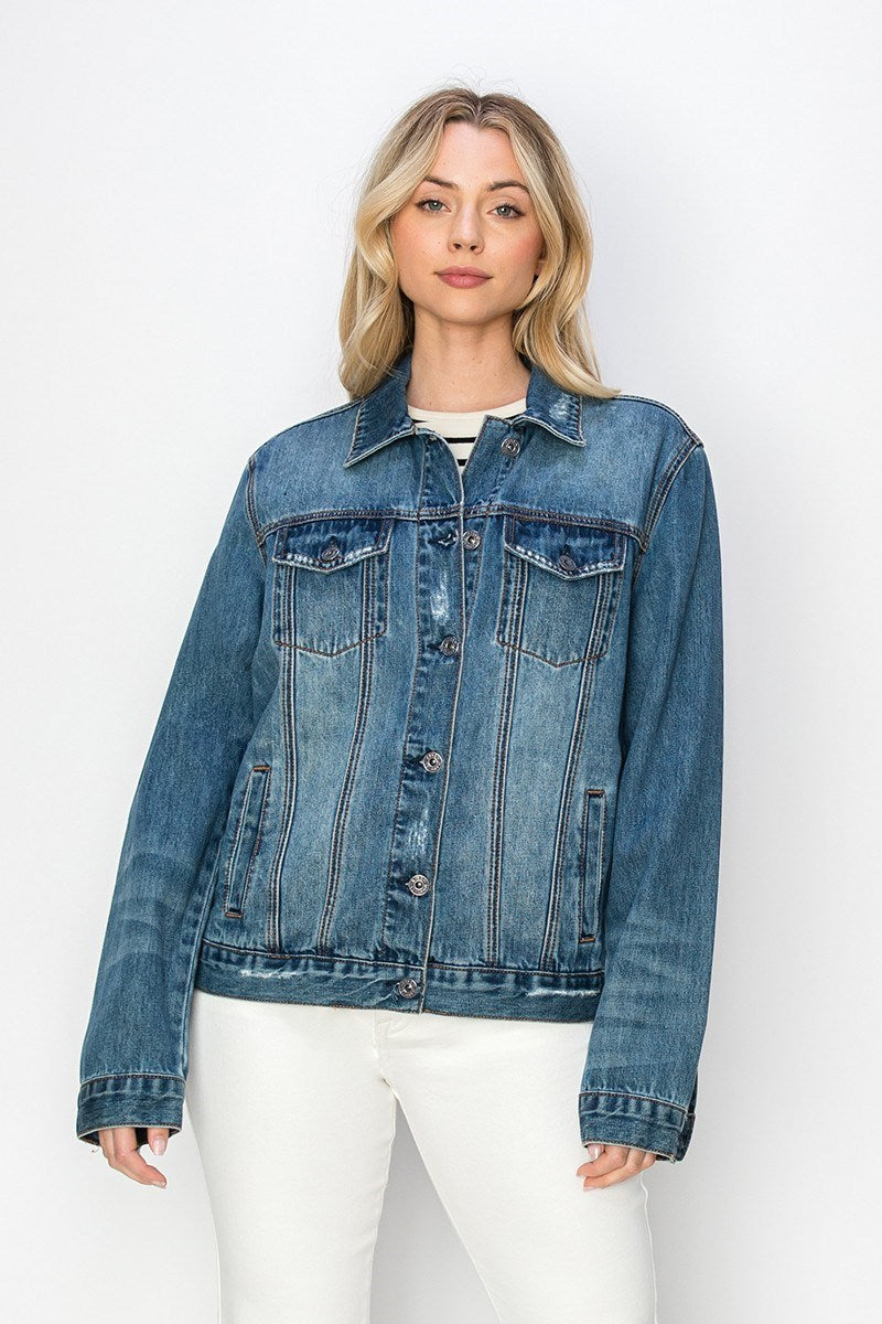 Risen - Relaxed Fit Denim Jacket