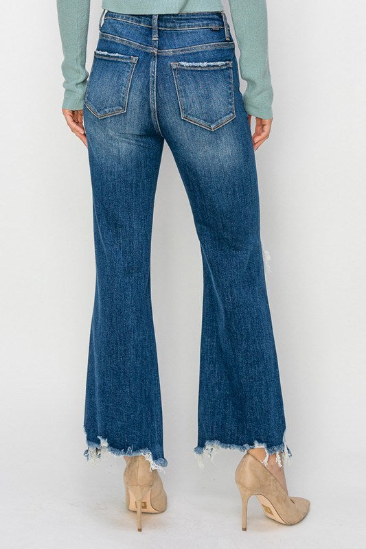 Risen - High Rise Straight Crop Jean