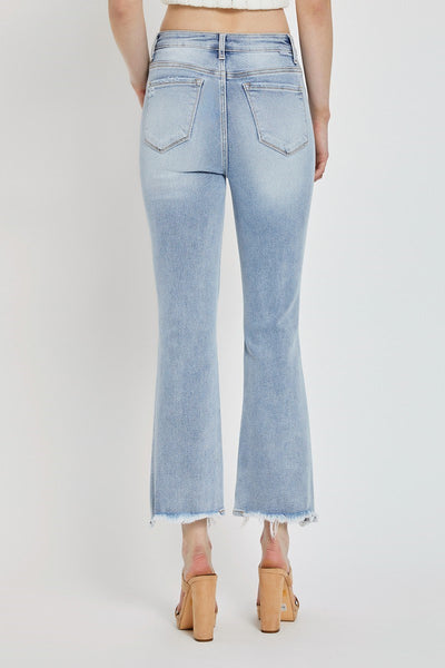 Risen - High Rise Crop Flare Jeans