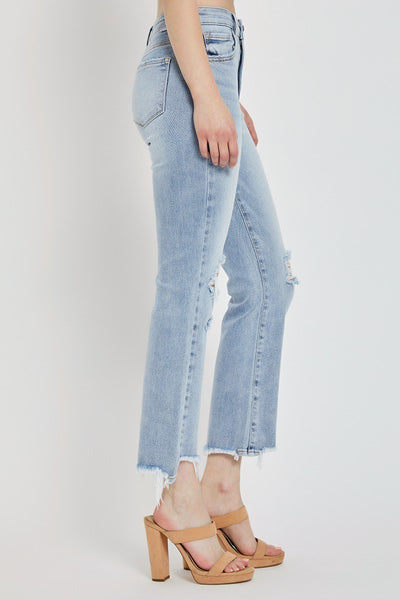 Risen - High Rise Crop Flare Jeans