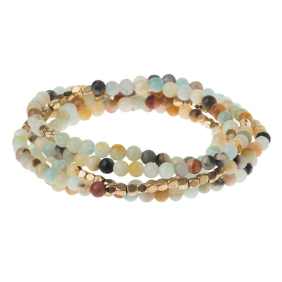 Scout - Stone Wrap Bracelet Necklace - Stone of Courage