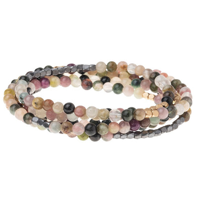 Scout - Stone Wrap Bracelet Necklace - Stone of Healing