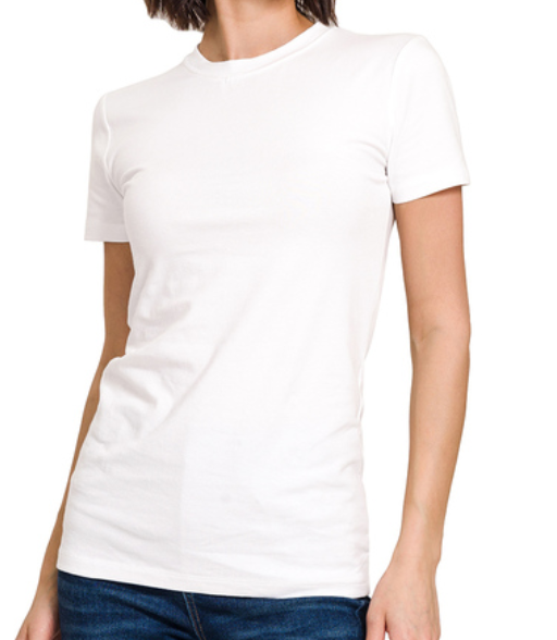 Basic Short Sleeve - White